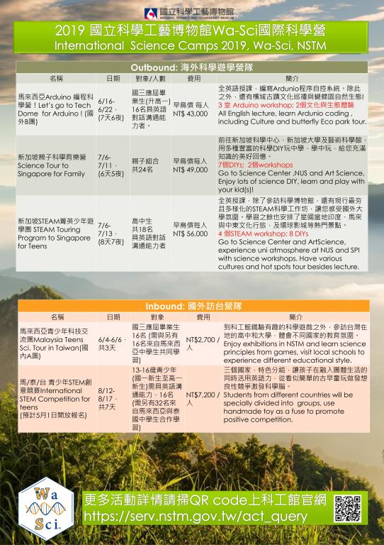 國際科學營海報