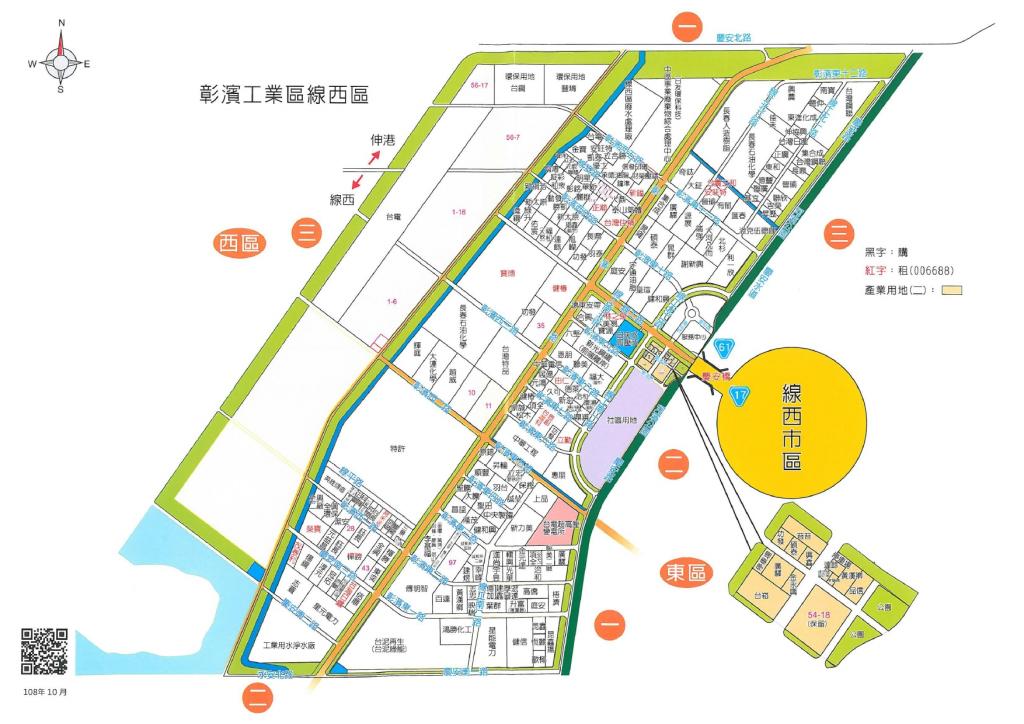 線西市區圖