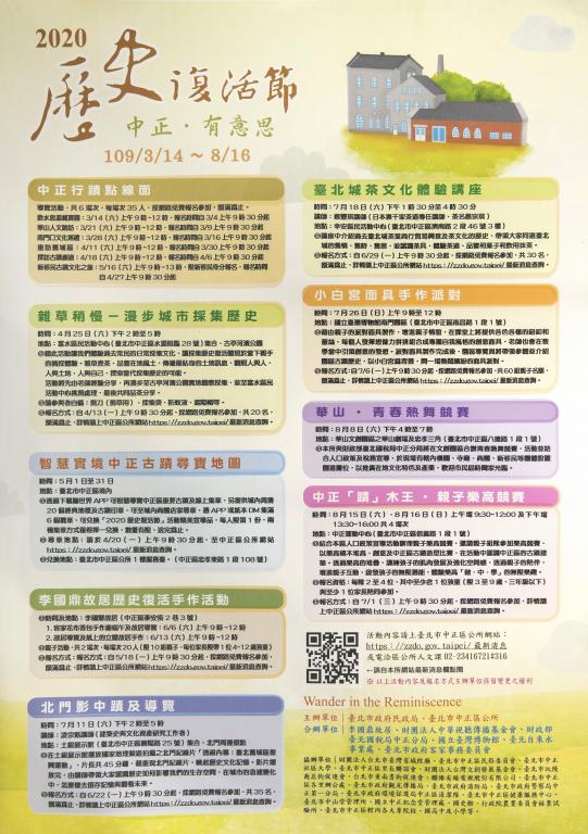 「2020歷史復活節~中正.有意思」海報