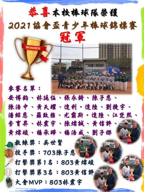 協會盃海報